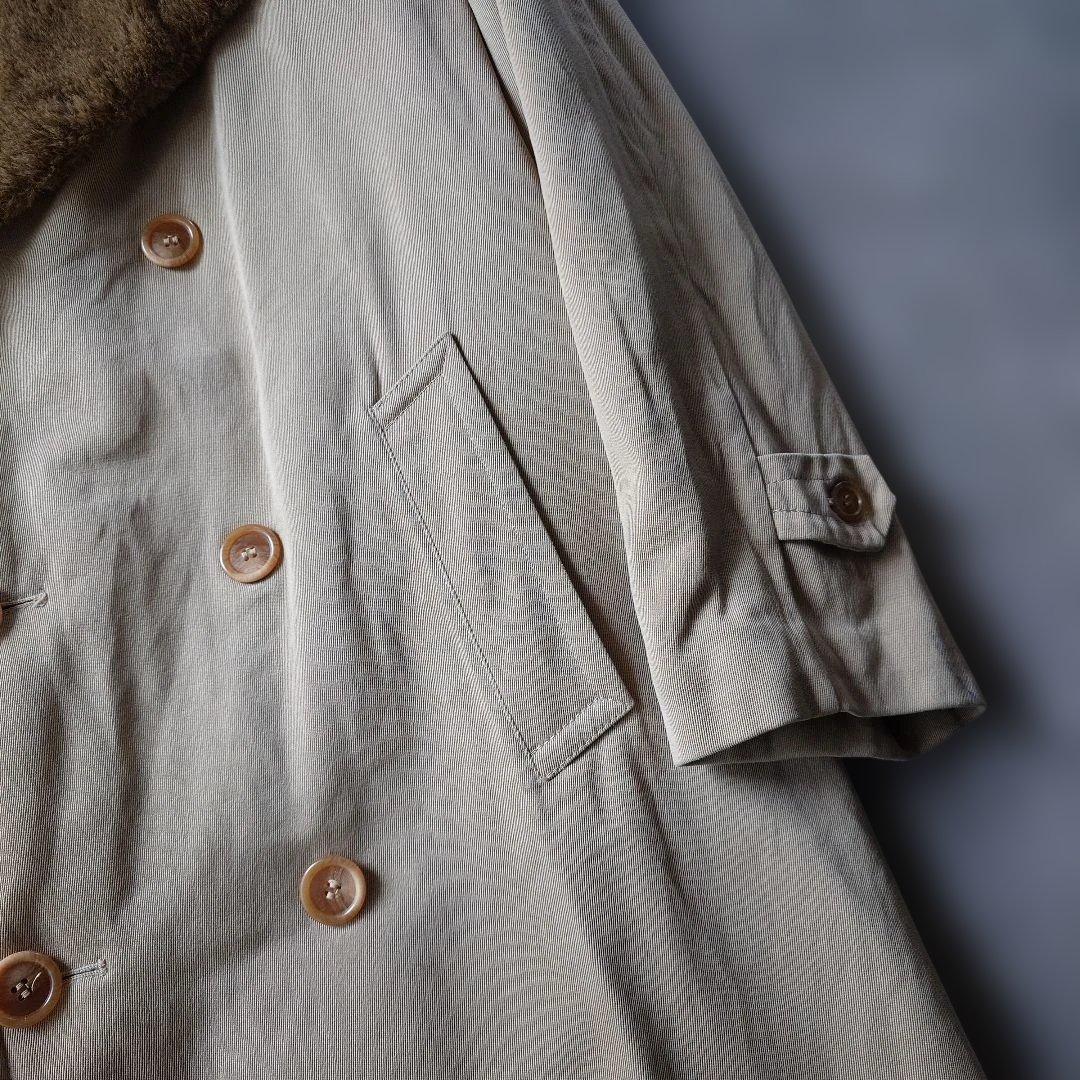 Brooksbrothers 60s sherpa boa trench coat L