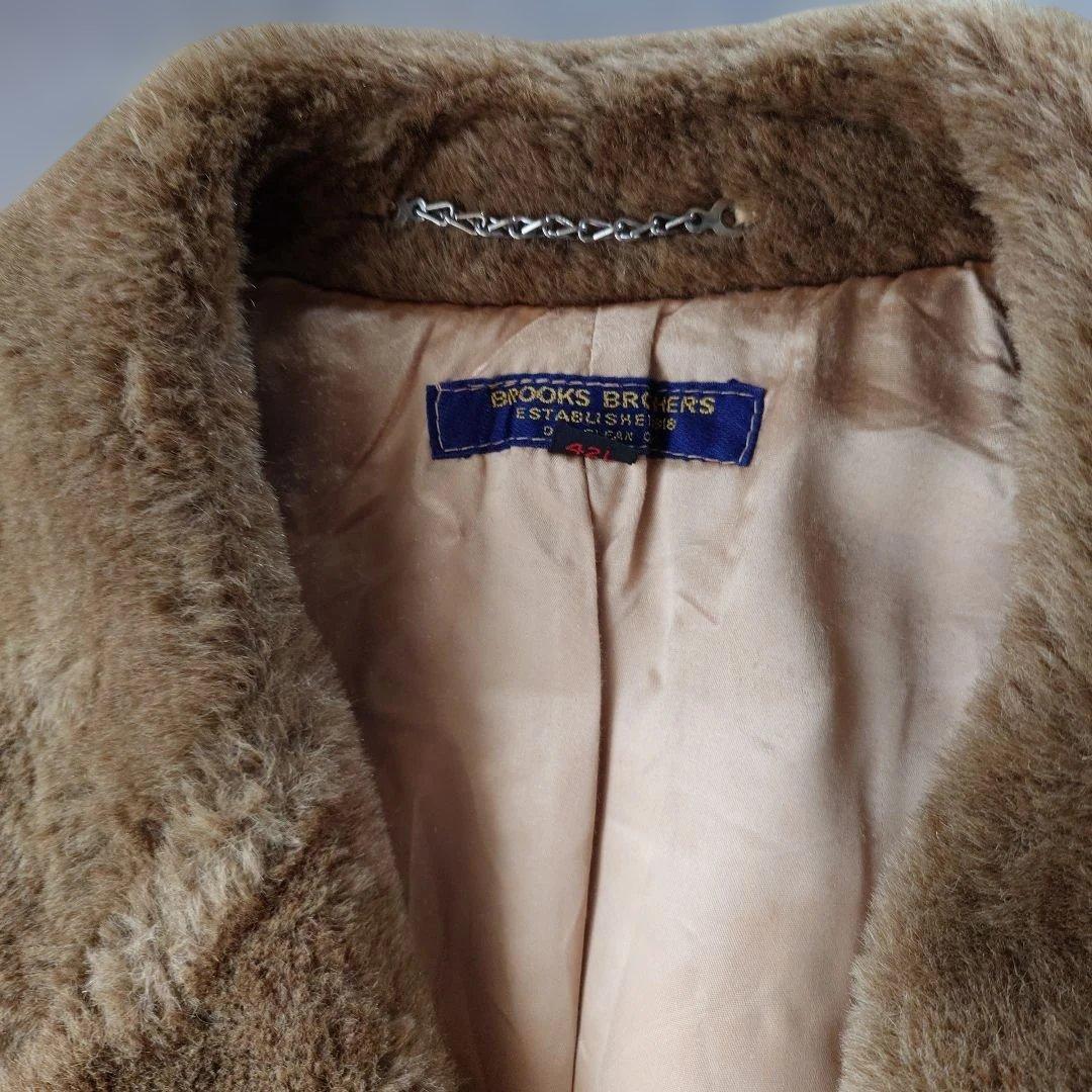 Brooksbrothers 60s sherpa boa trench coat L