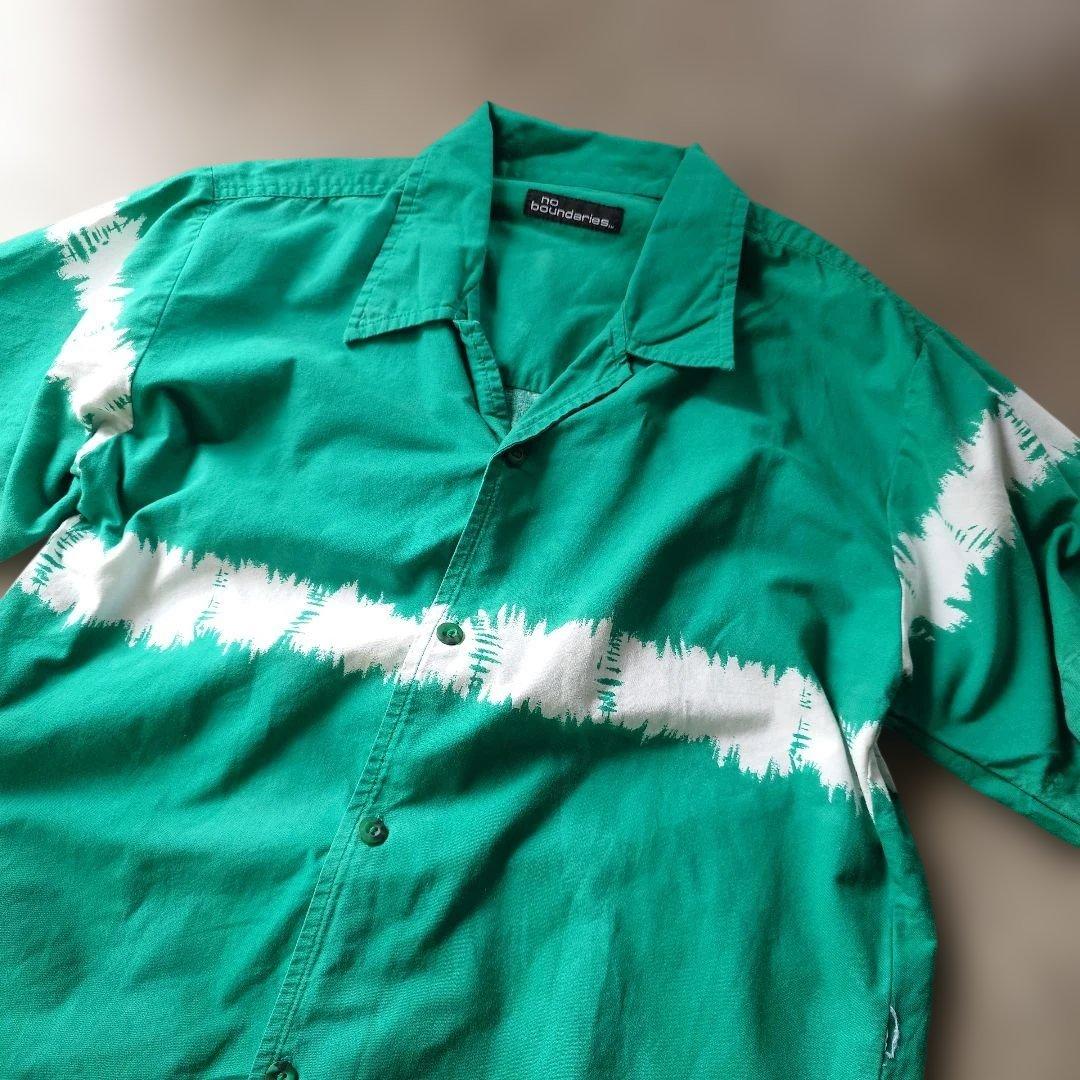 Used TIEDYE open collar shirts L