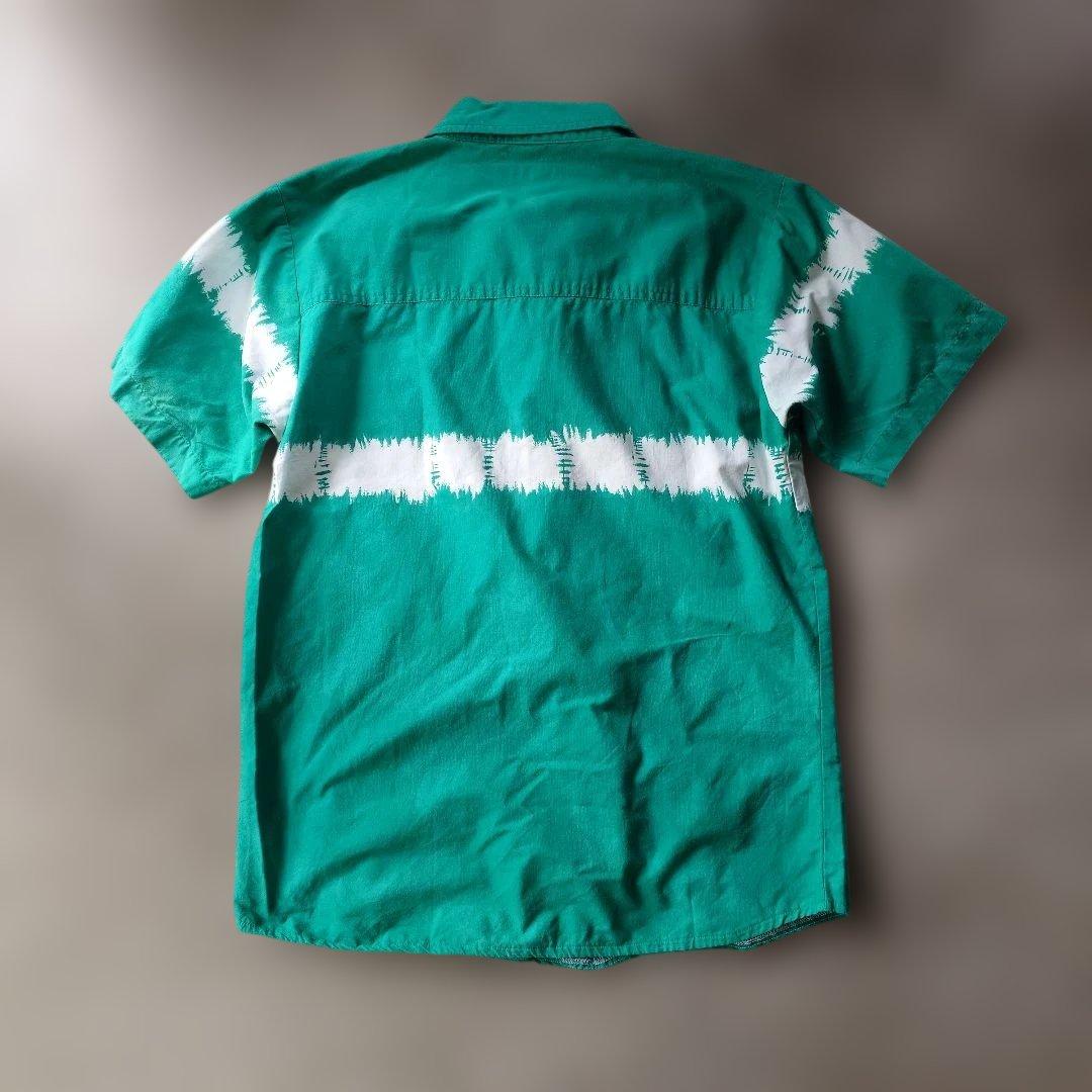 Used TIEDYE open collar shirts L