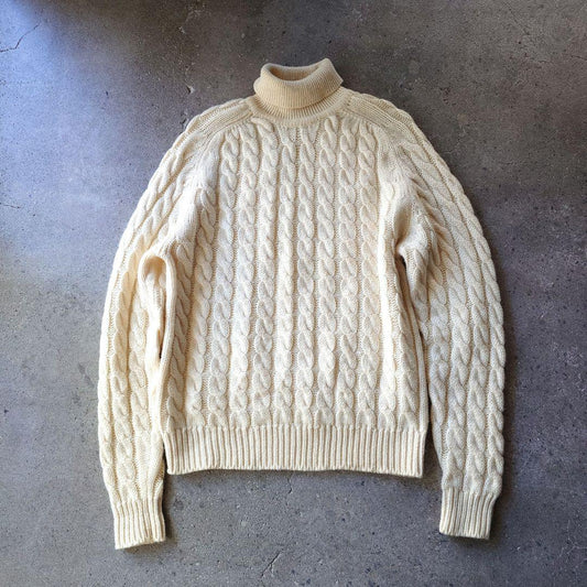 Used fairile turtle knit L　オーストリア　フェアアイル　タートルニット