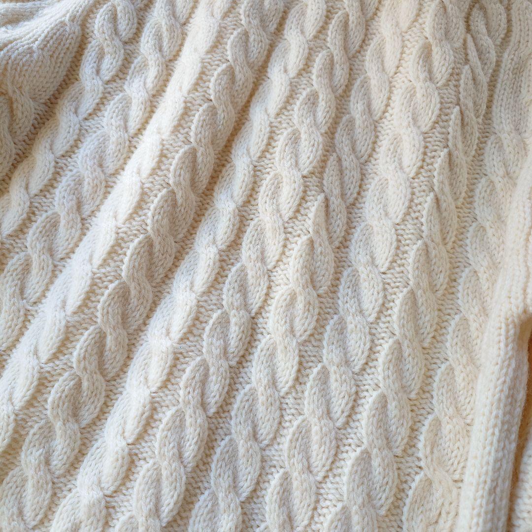Used fairile turtle knit L　オーストリア　フェアアイル　タートルニット
