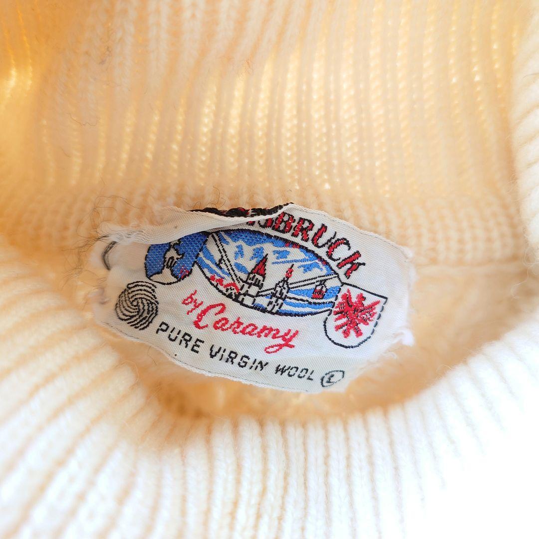 Used fairile turtle knit L　オーストリア　フェアアイル　タートルニット
