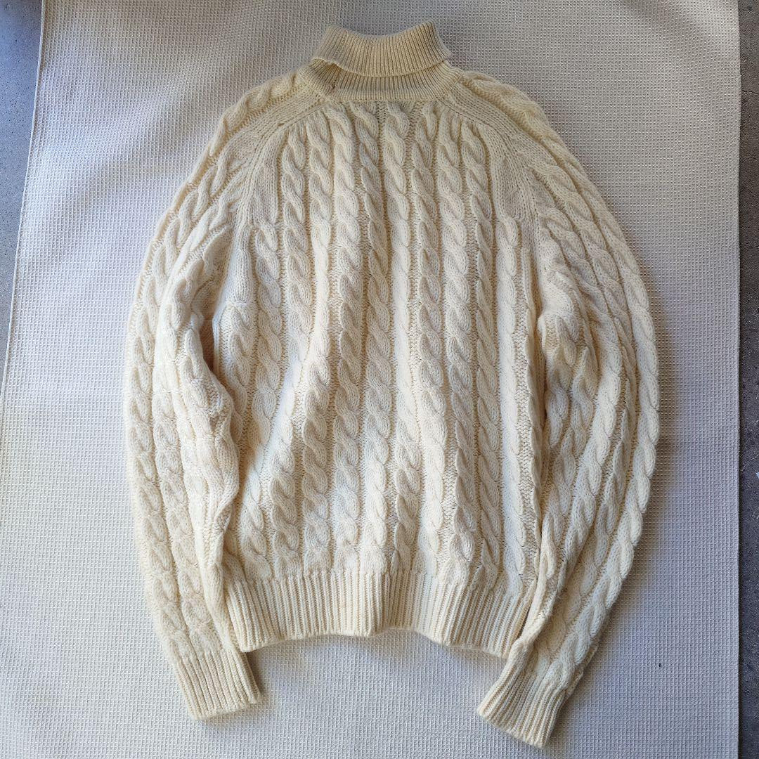 Used fairile turtle knit L　オーストリア　フェアアイル　タートルニット