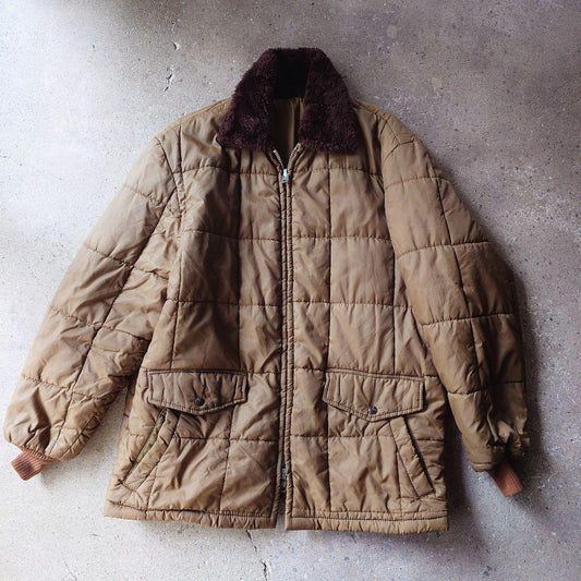 60's boa down jacket L 60年代　ボア　ダウンジャケット　キルティング