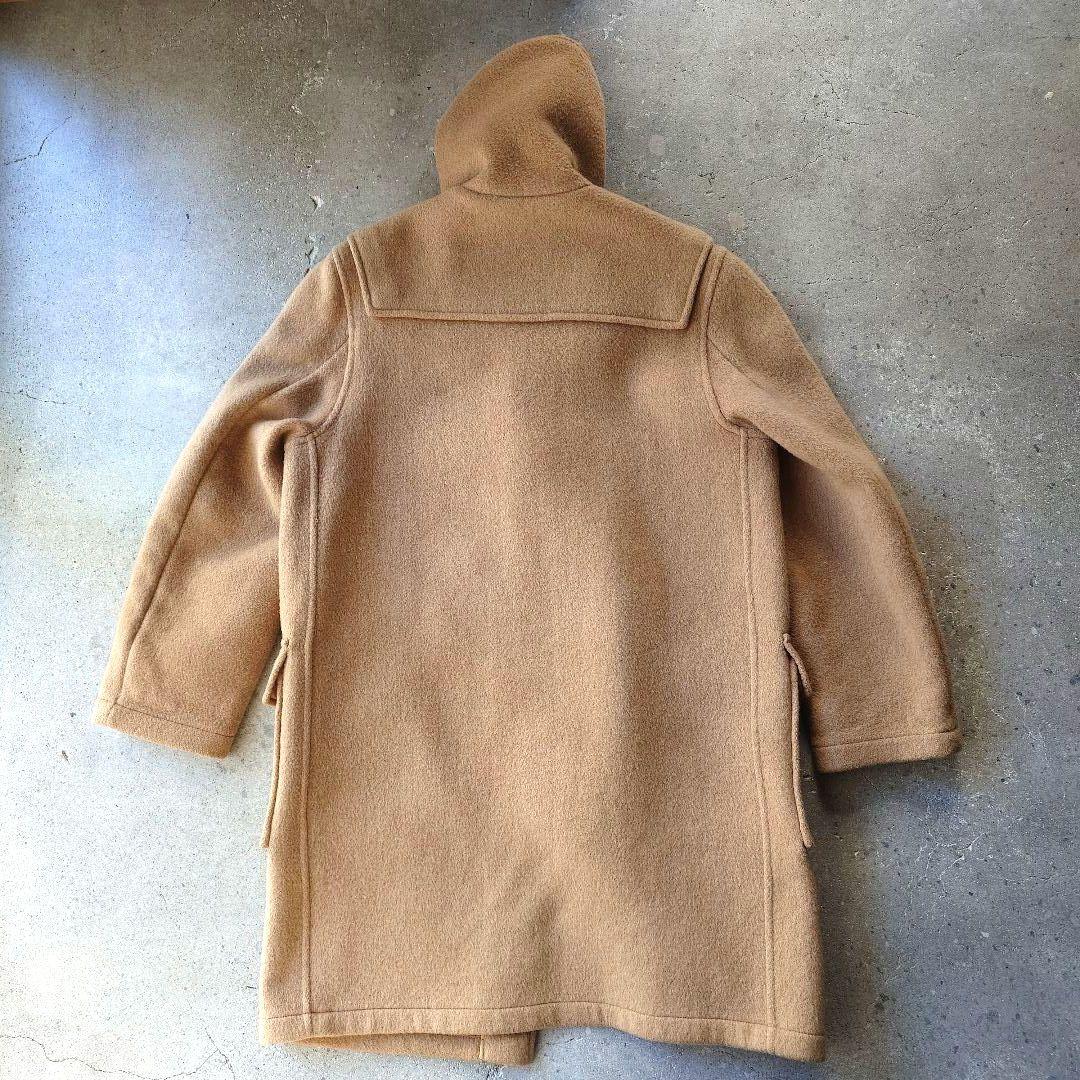 80's gloverall dufflecoat made in england 38 グローバーオール　80年代　黒タグ　ダッフルコート　キャメル