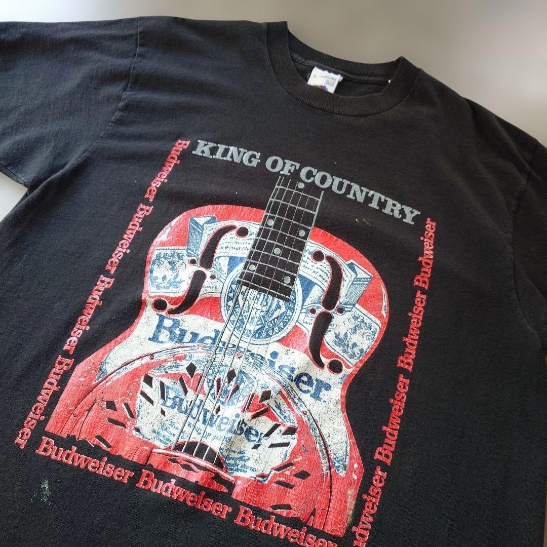 90s BUDWEISER guitar tee XL