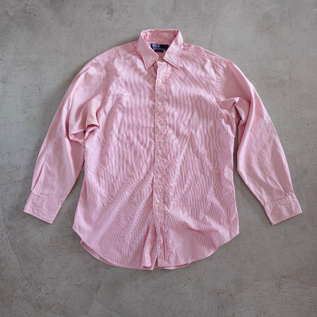 POLO RALPHLAUREN　stripe shirts 16inch ポロラルフローレン ストライプシャツ 16inch