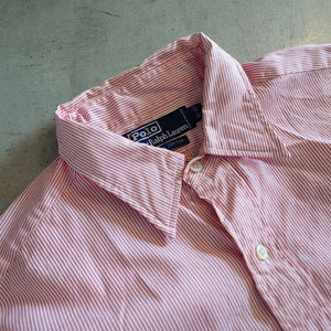 POLO RALPHLAUREN　stripe shirts 16inch ポロラルフローレン ストライプシャツ 16inch