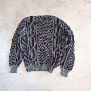 Used Pattern Knit 古着ユーズド　柄物ニット　セーター　XL相当