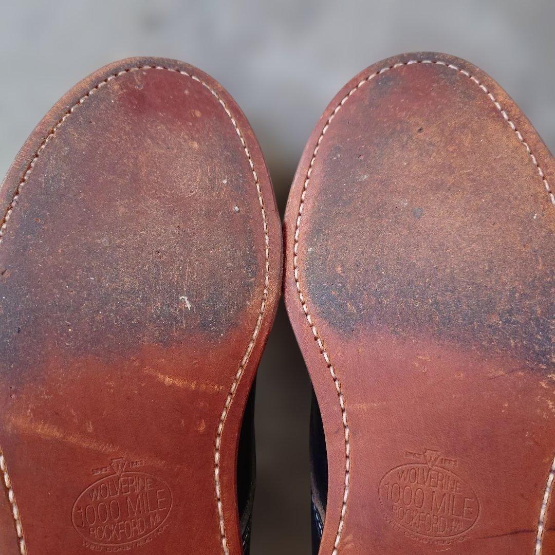 WOLVERINE 1000mile boots made in USA hoween leather 9inch