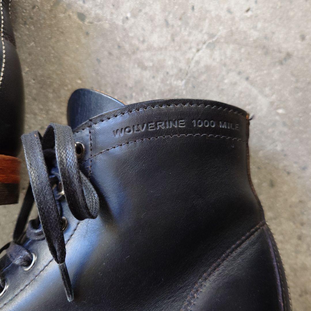 WOLVERINE 1000mile boots made in USA hoween leather 9inch