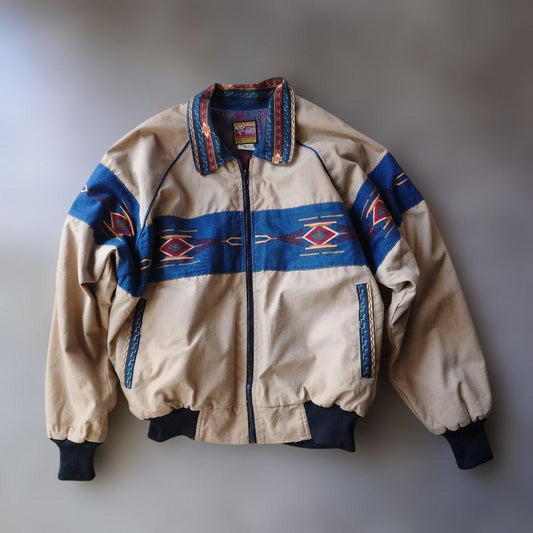 90s Beewild OKLAHOMA azetec santafe jacket L
