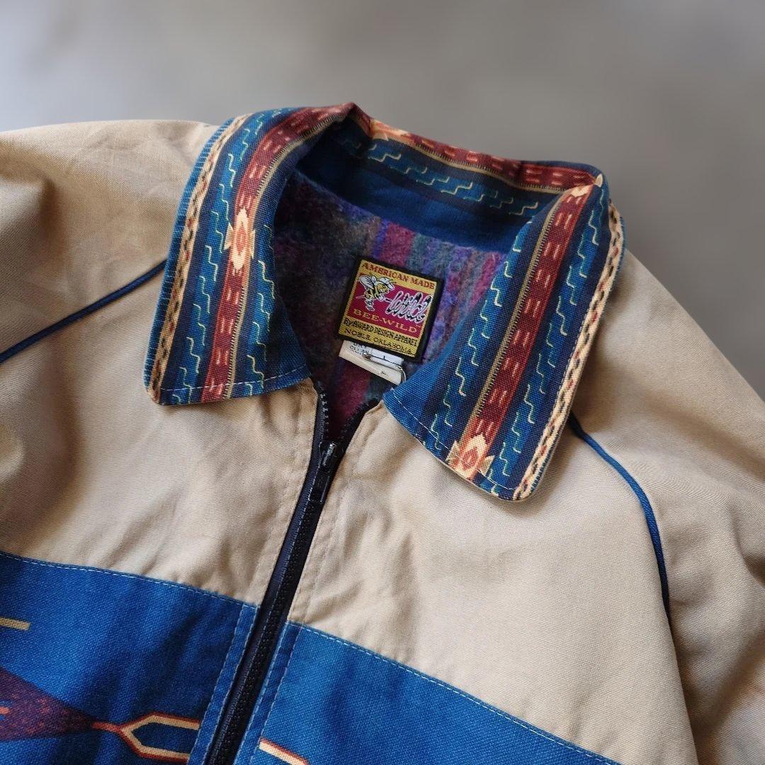90s Beewild OKLAHOMA azetec santafe jacket L