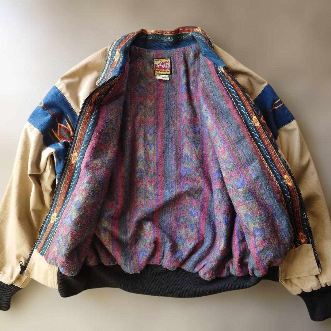 90s Beewild OKLAHOMA azetec santafe jacket L
