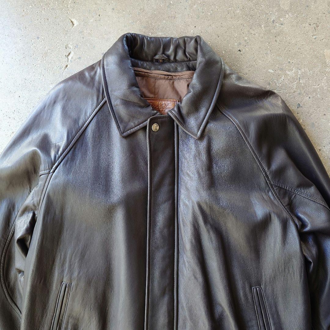 Brooksbrothers Lamb NAPPA Leather jacket L ブルックスブラザーズ　ラムレザージャケット　
