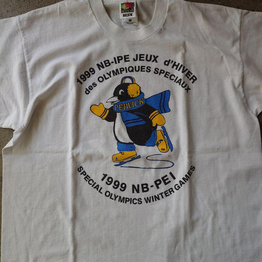 1999 OLYMPIC skate print tee L