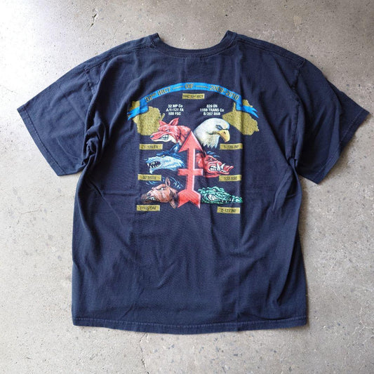 Used print tee military XL