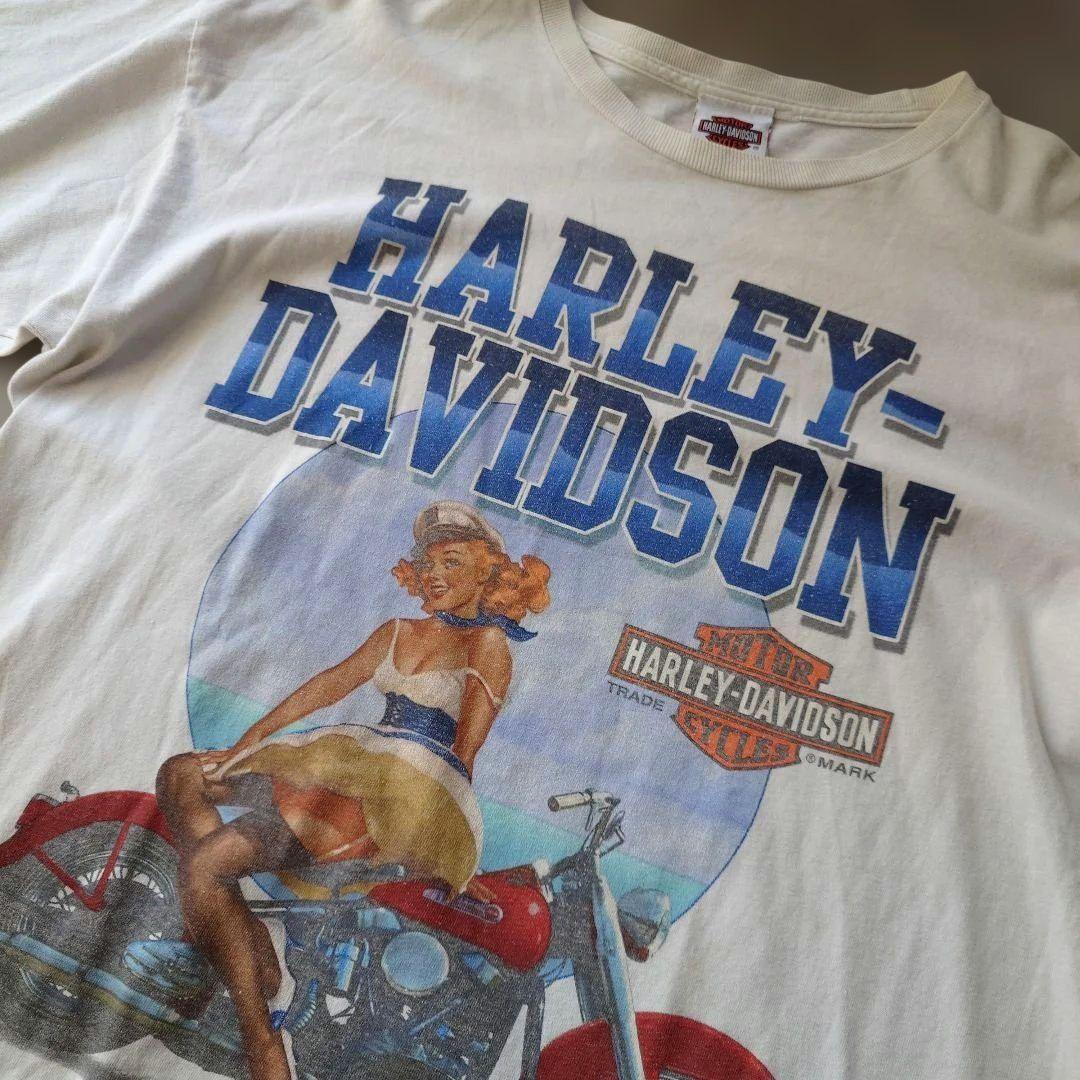 HARLEYDAVIDSON nose art tee XL