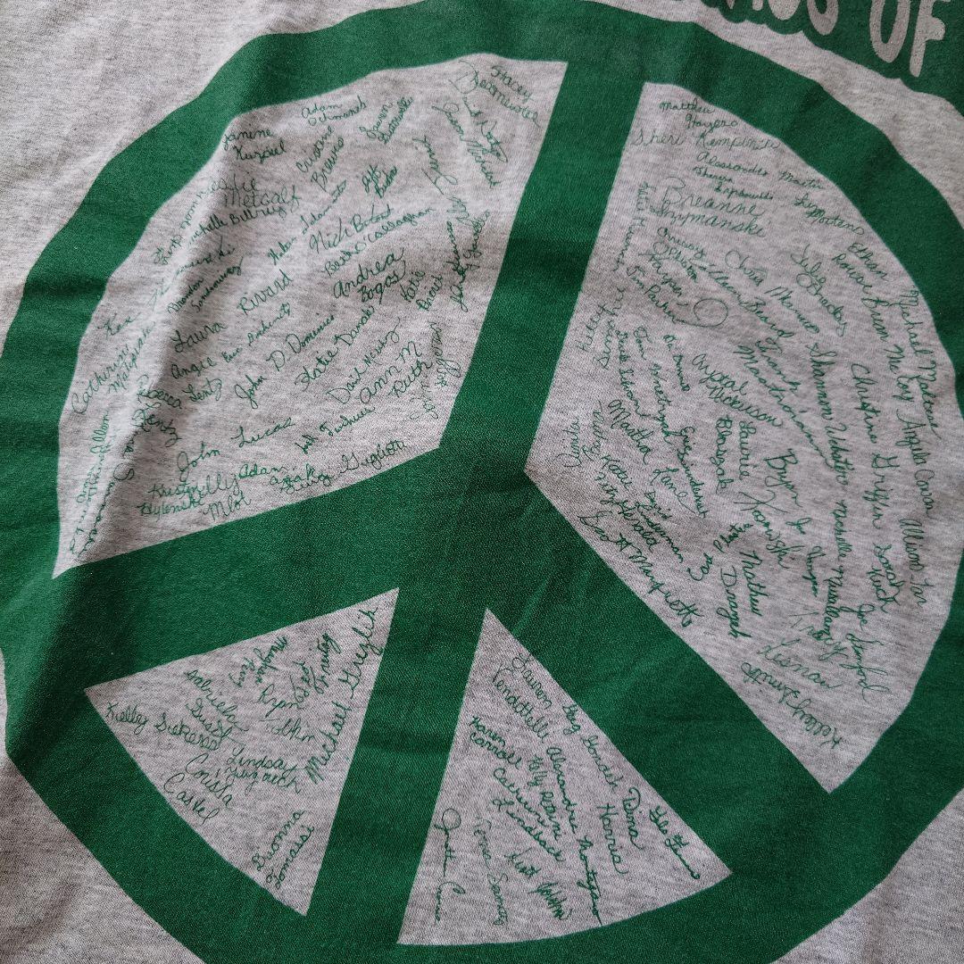 90s fruit PEACE MARK tee XL