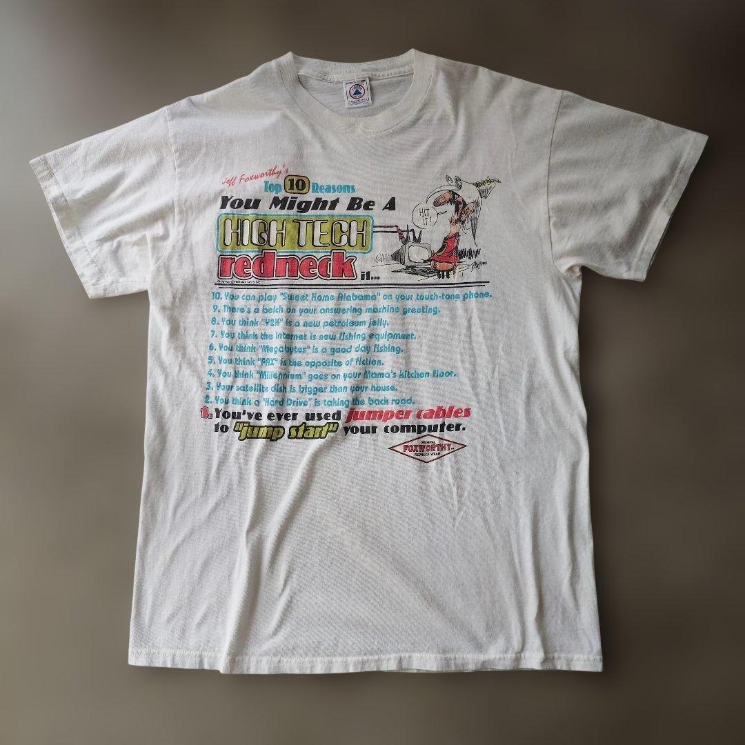 90s FOXWORTHY joke tee DELTA L