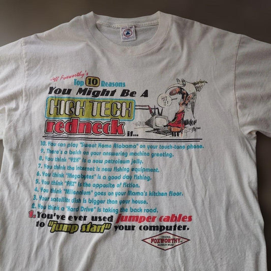 90s FOXWORTHY joke tee DELTA L
