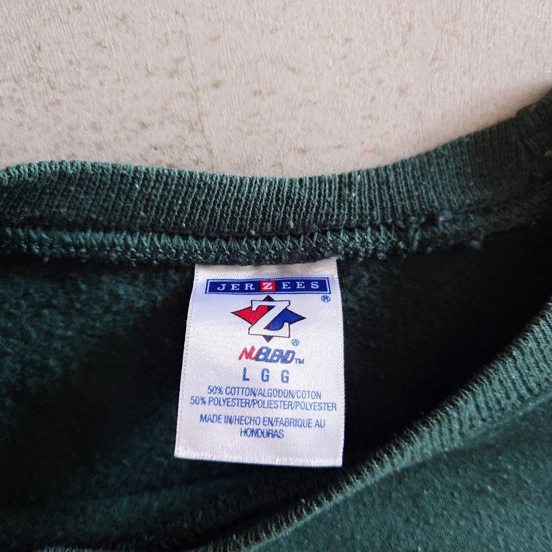Used JERZEES LOGO SWEAT L 古着 ジャージーズ　企業ロゴ スウェット　トレーナー　L