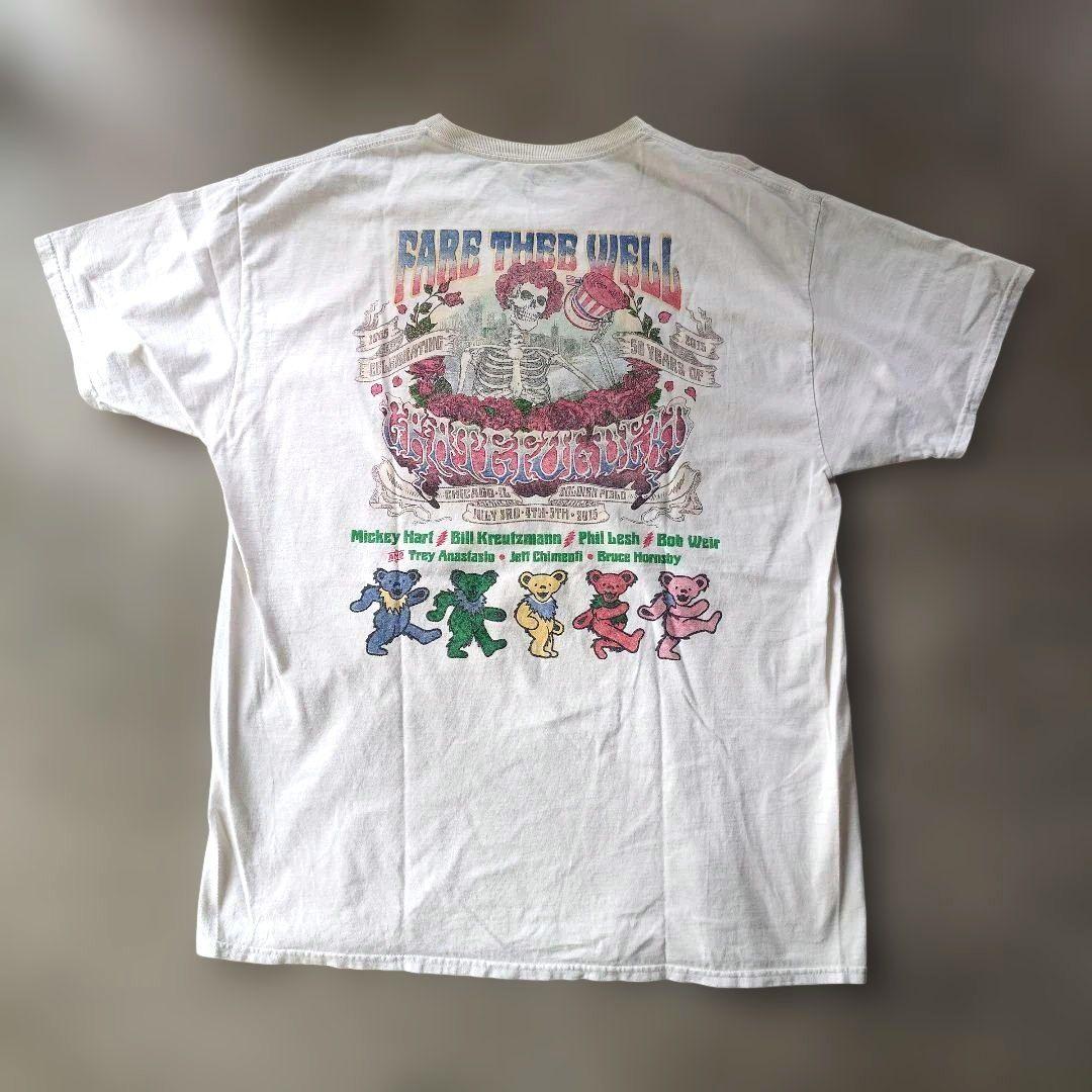 Greatfuldead deadbear&skull tee XL