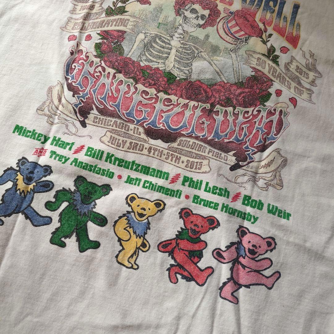 Greatfuldead deadbear&skull tee XL