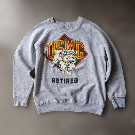 USMC military 70s sweat L