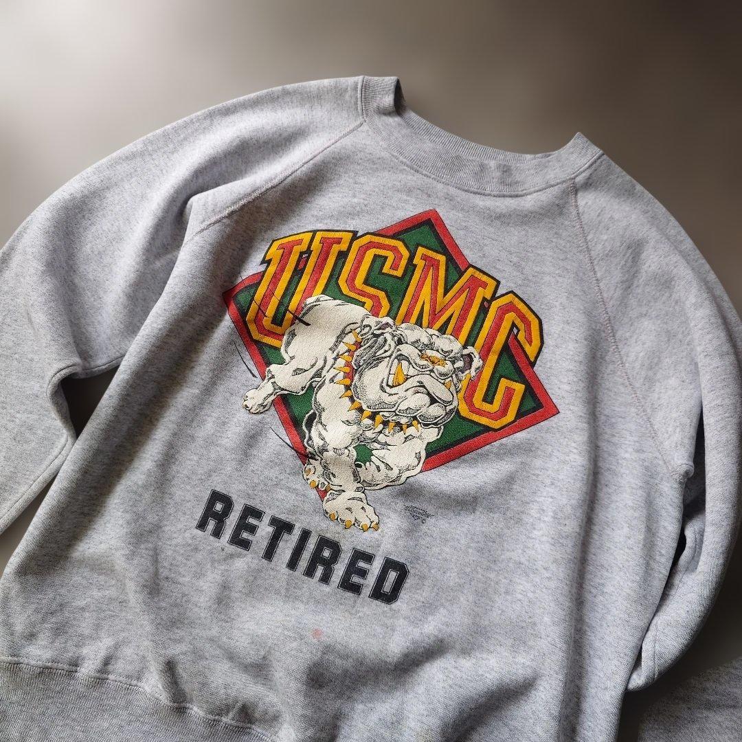 USMC military 70s sweat L