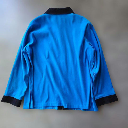 used  NOTATIONS 2 tone zip up women shirts