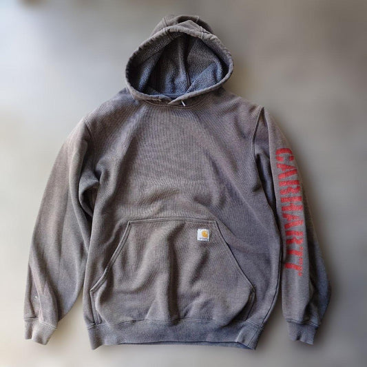 CARHARTT hoody sweat grey sunfade M
