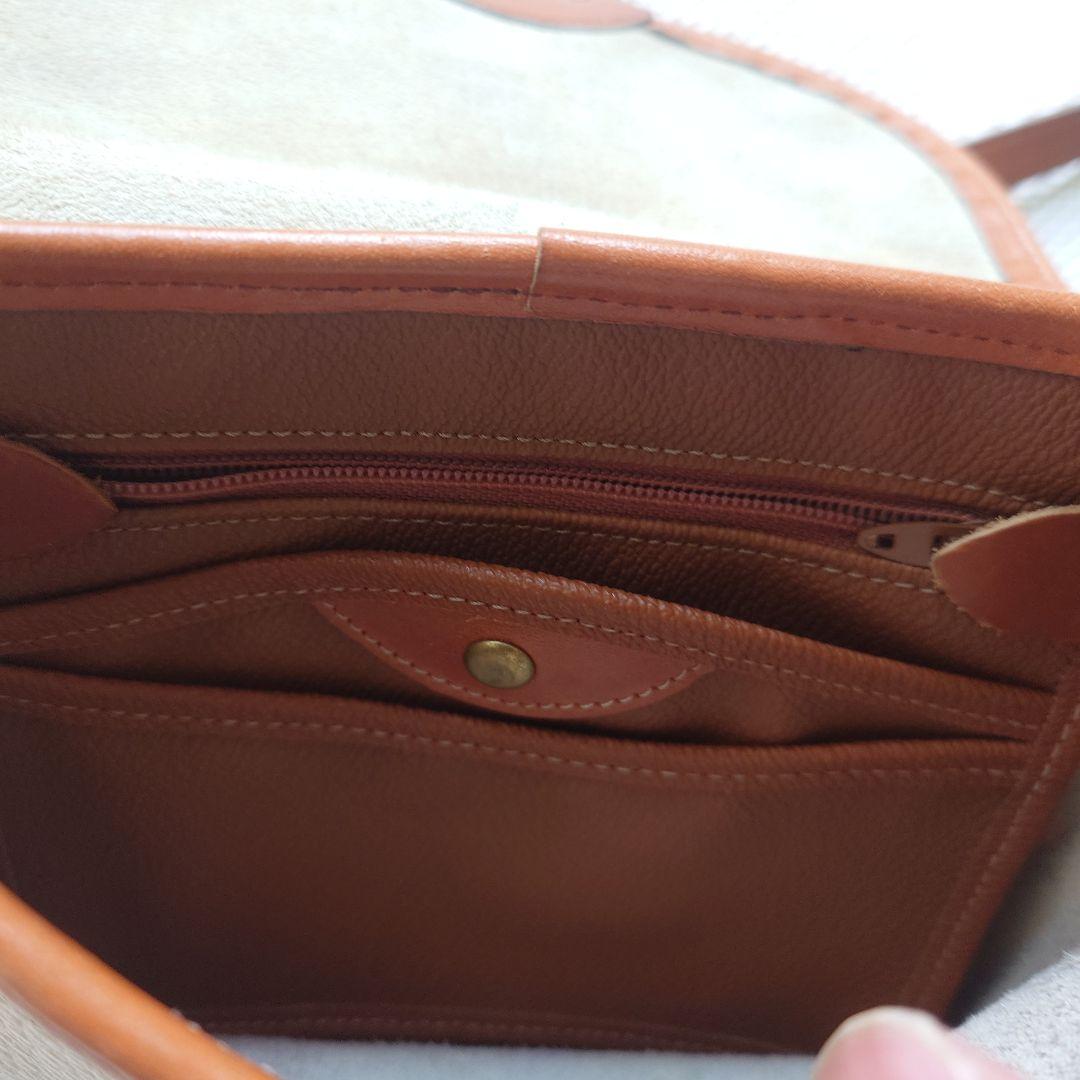 Dooney & Bourke Leather shoulder bag ショルダーバッグ USA製 ホワイト