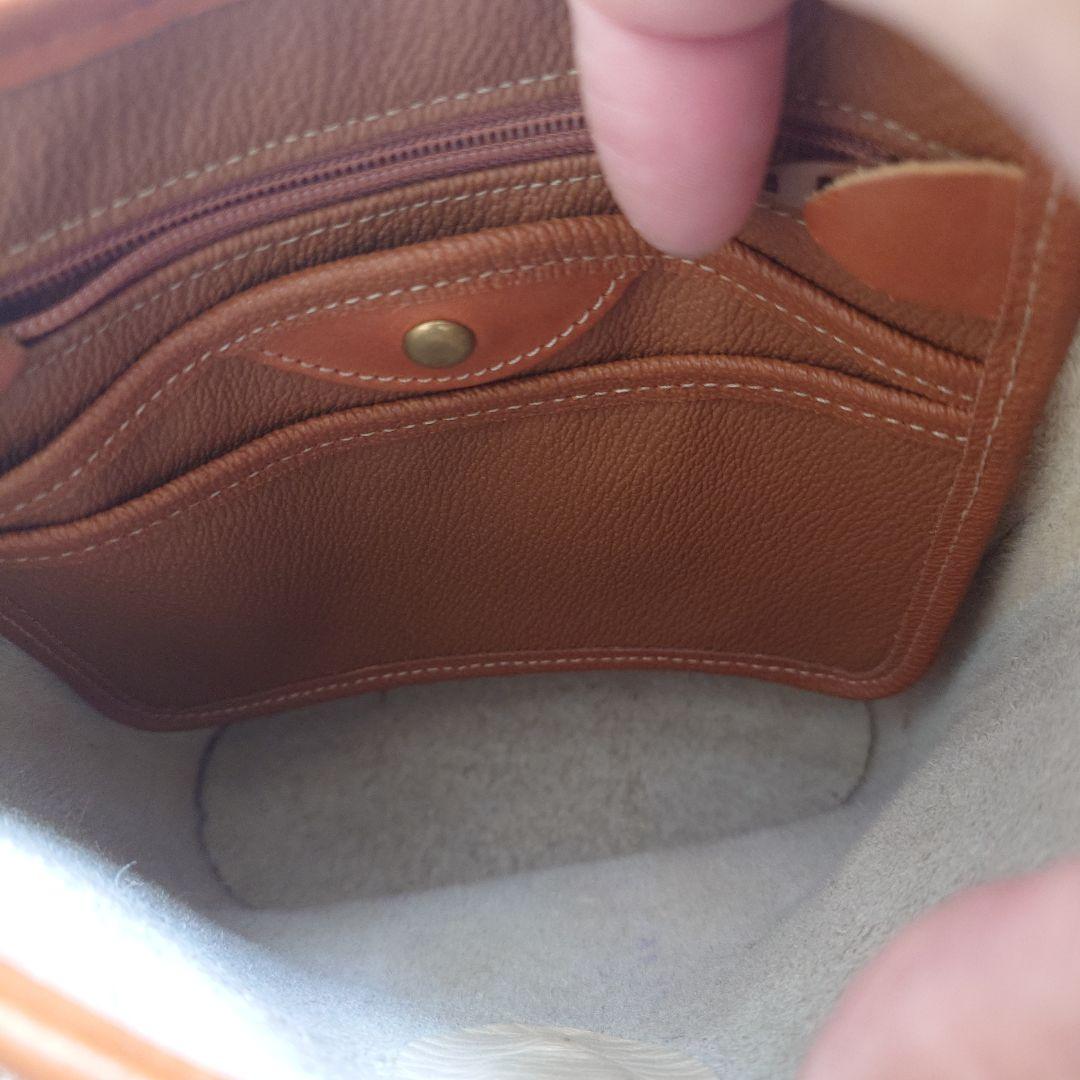 Dooney & Bourke Leather shoulder bag ショルダーバッグ USA製 ホワイト