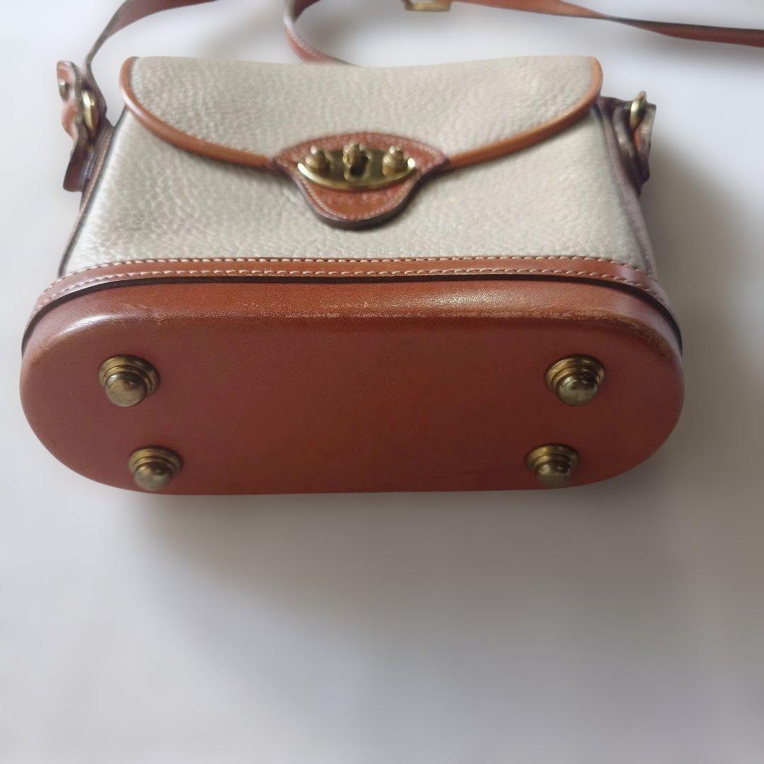 Dooney & Bourke Leather shoulder bag ショルダーバッグ USA製 ホワイト
