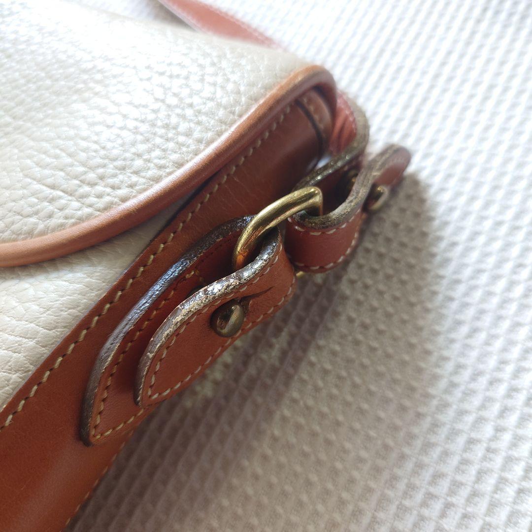 Dooney & Bourke Leather shoulder bag ショルダーバッグ USA製 ホワイト