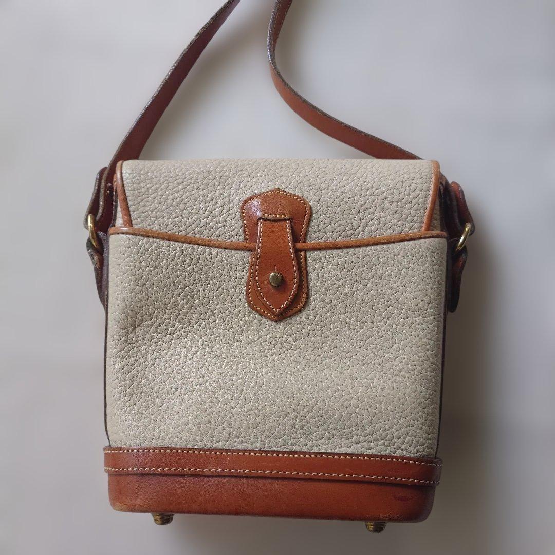 Dooney & Bourke Leather shoulder bag ショルダーバッグ USA製 ホワイト