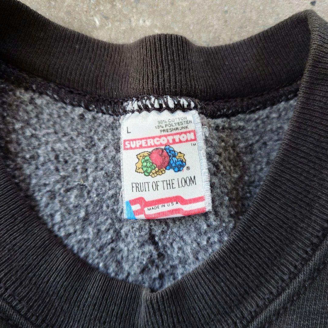 90s Fruit of loom sweat L made in USA good fade!