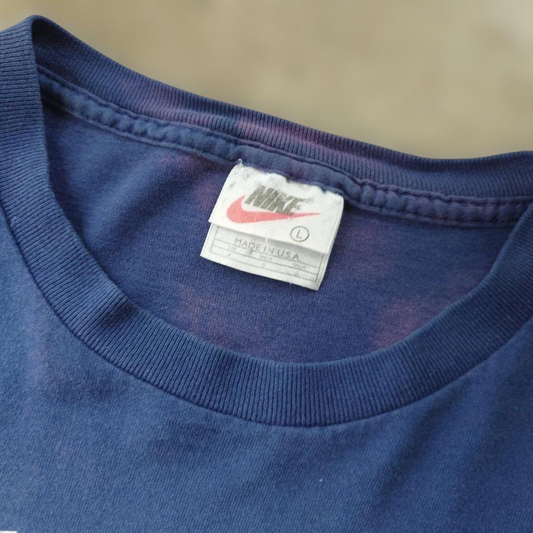 OLD NIKE made in USA football tee L VIRGINIA
