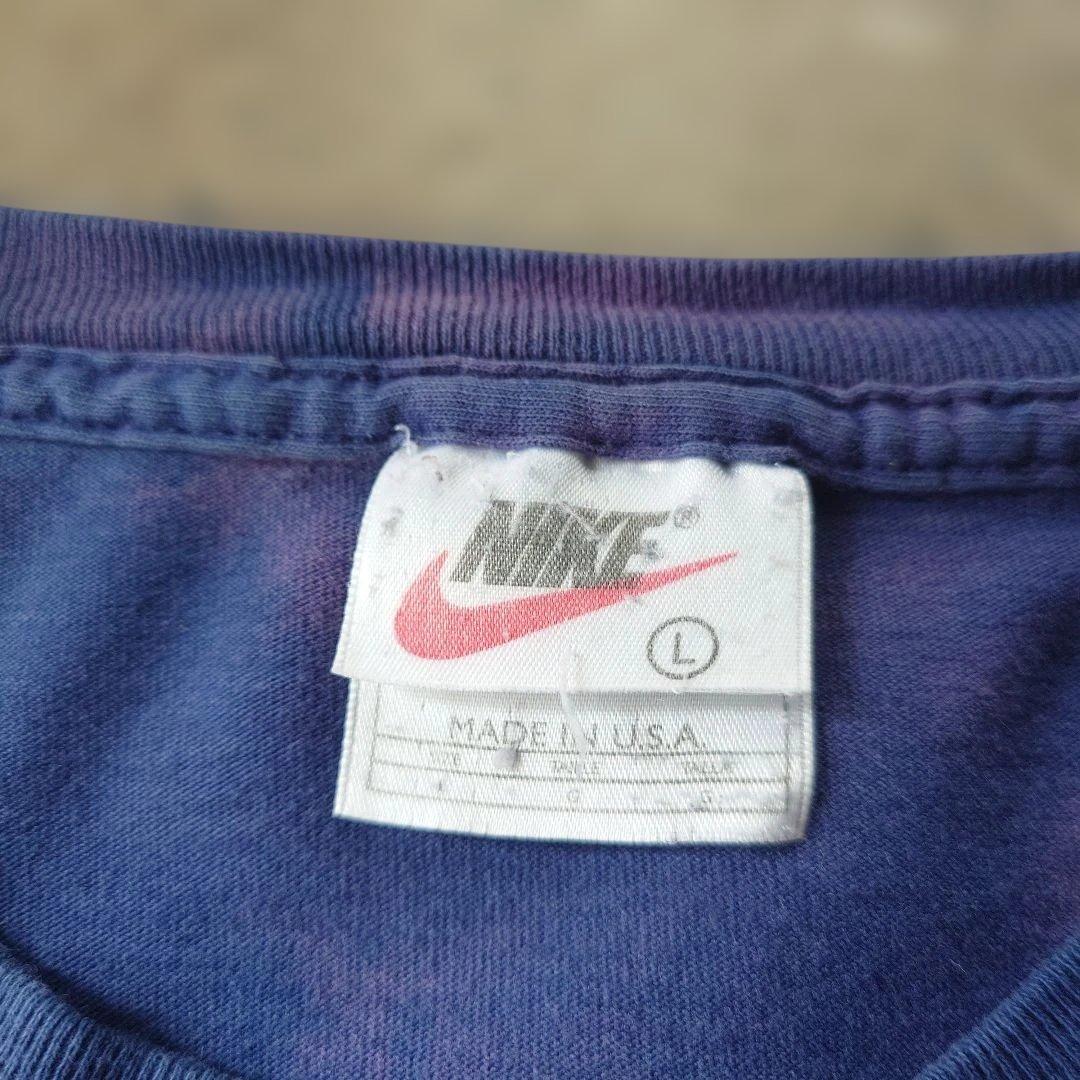 OLD NIKE made in USA football tee L VIRGINIA