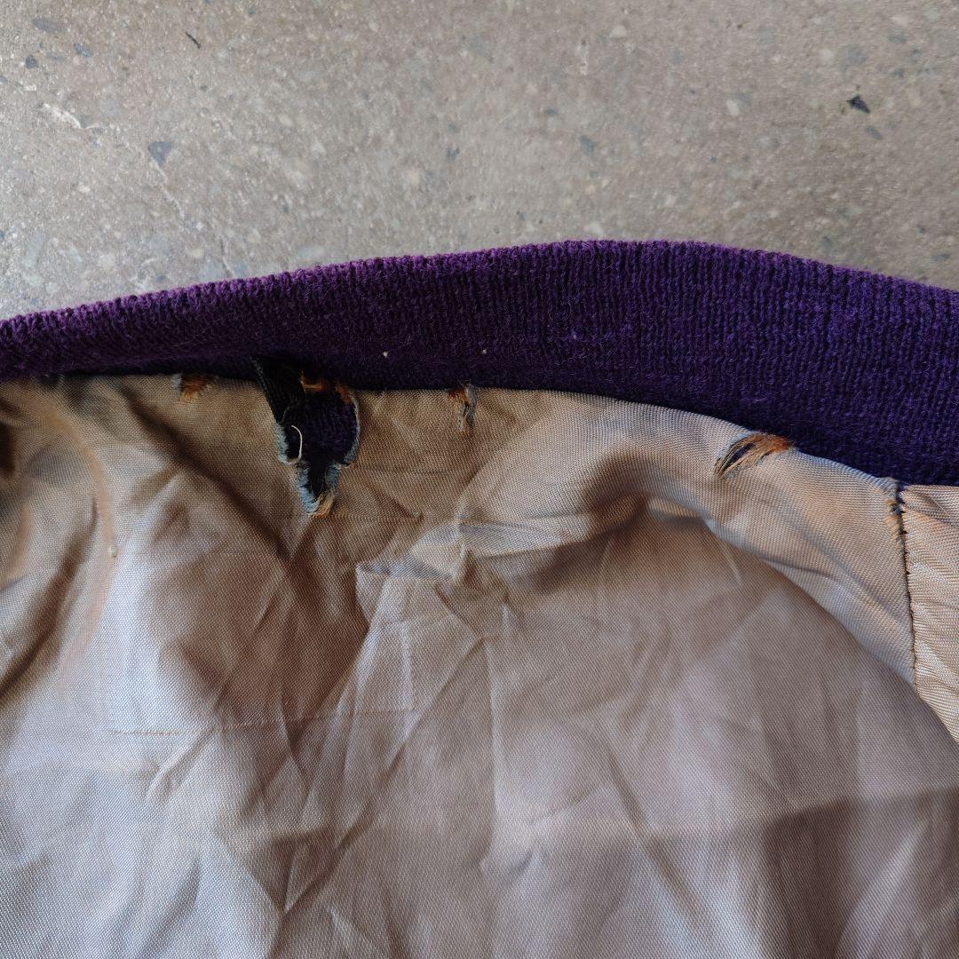 60s　NUBUK leather zip jacket M~L