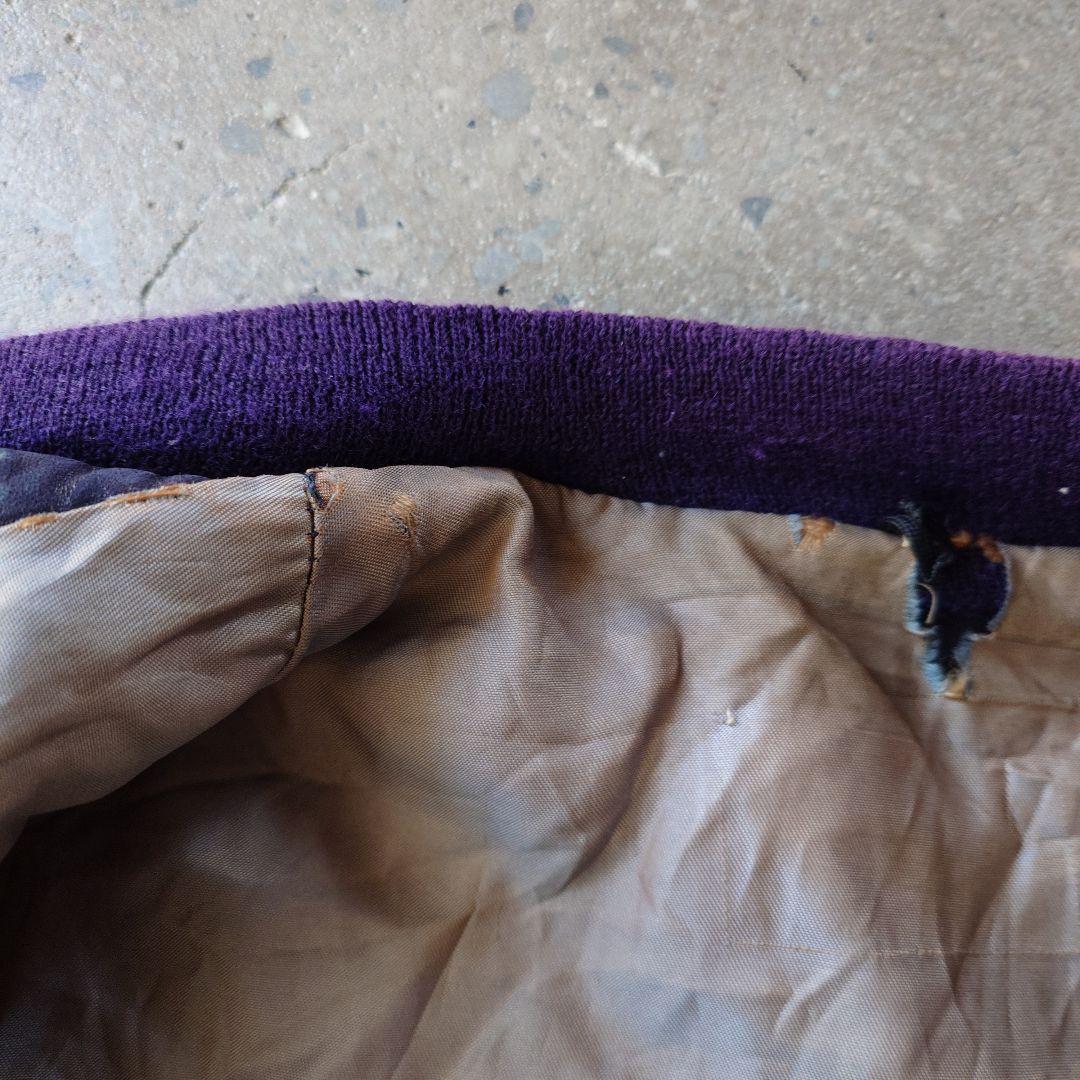 60s　NUBUK leather zip jacket M~L