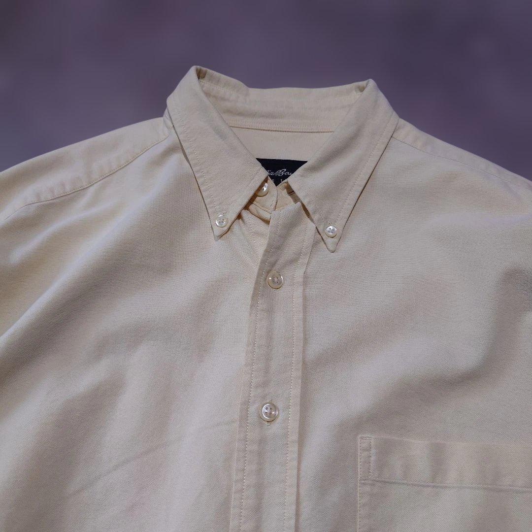 90s EDDIE BAUER BD shirts yellow M