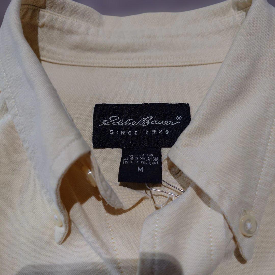 90s EDDIE BAUER BD shirts yellow M