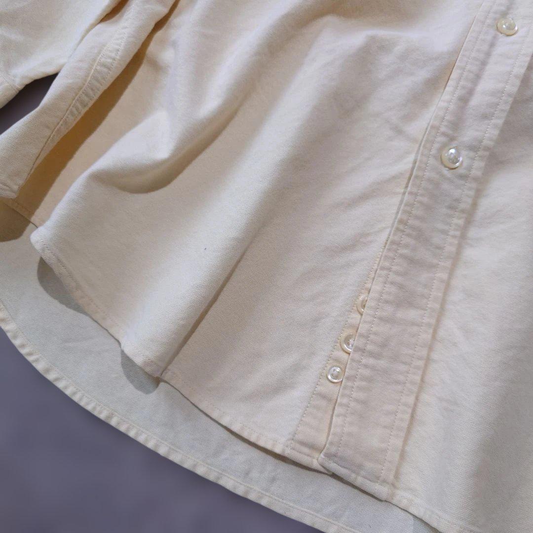 90s EDDIE BAUER BD shirts yellow M