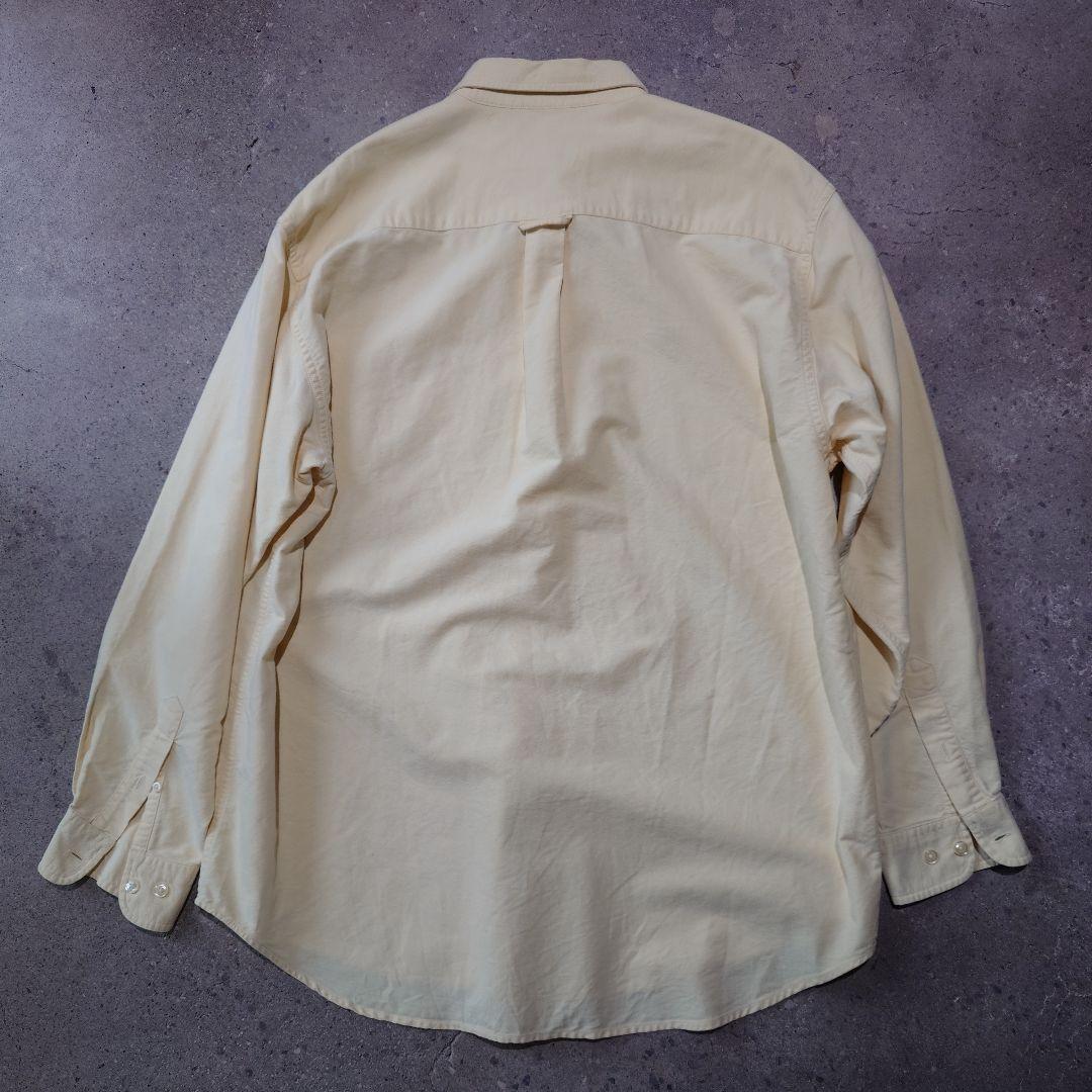 90s EDDIE BAUER BD shirts yellow M