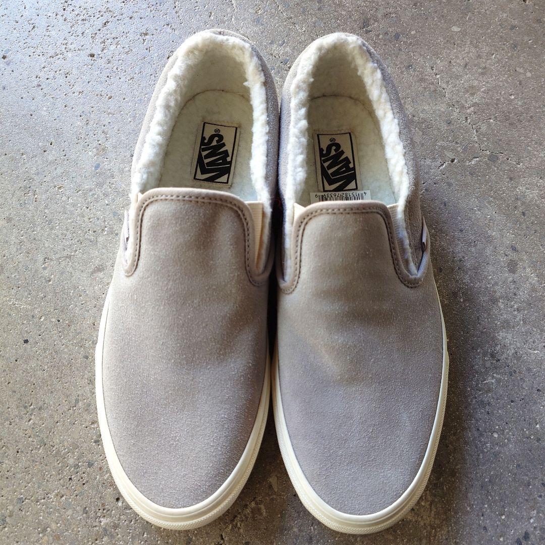 新品未使用　VANS US企画　9インチ　スウェード　スリッポン　ボア