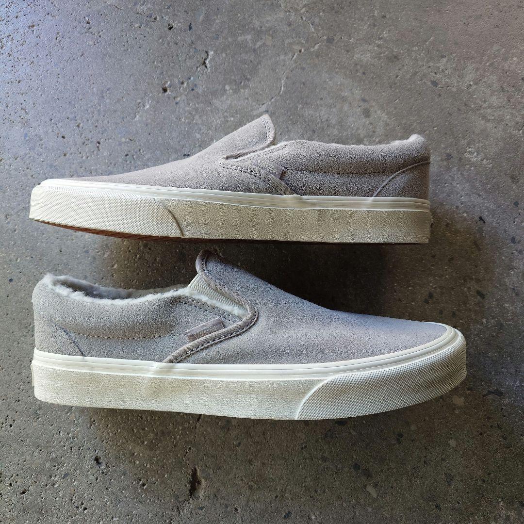 新品未使用　VANS US企画　9インチ　スウェード　スリッポン　ボア