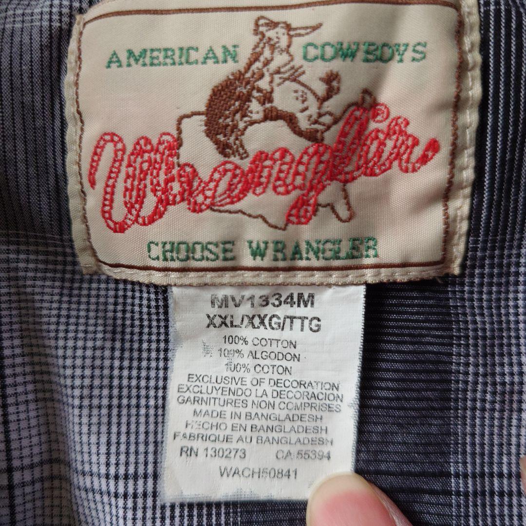Wrangler weatern shirts 90s OMBRE check XXL